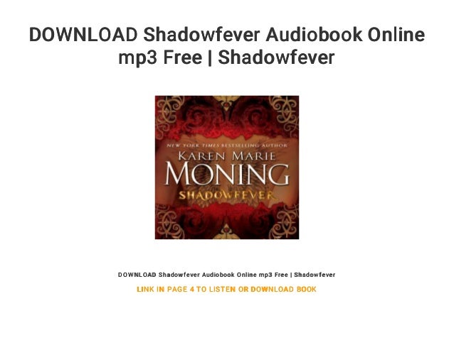 shadowfever audiobook